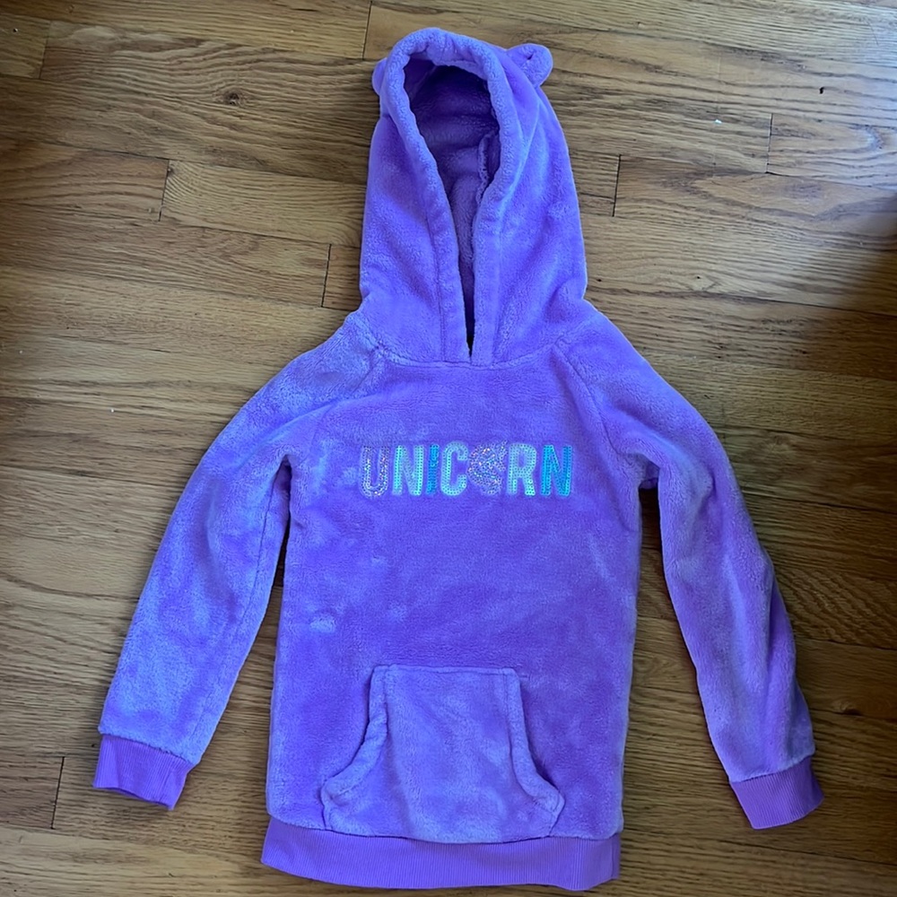 George purple unicorn hoodie size 6
